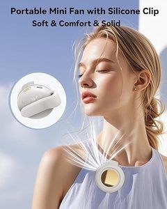 <span class=keywords><strong>Ventilateur</strong></span> Électrique Portable Mini Sans Pales Coloré à Trois Vitesses, Alimenté par Batterie, Rotatif à 360°, à Clipser pour l'Extérieur, Idéal pour l'Été - Vente en Gros - Product Image 3