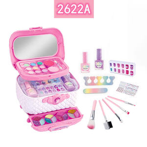 En stock, <span class=keywords><strong>jeu</strong></span> de princesse, cosmétiques, boîte de <span class=keywords><strong>maquillage</strong></span>, ensemble de vernis à ongles, ongles pressés, cadeau pour enfants, jouet, trousse de <span class=keywords><strong>maquillage</strong></span> pour filles - Product Image 5