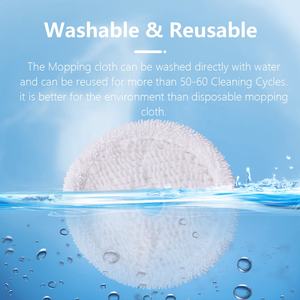 3115 EV675 2859 Tampons en tissu pour nettoyeurs <span class=keywords><strong>vapeur</strong></span> Bissell Spinwave Robot Vacuum Cleaner - Product Image 6