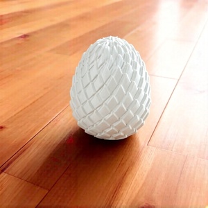 Modello di Uovo di Drago Stampato in 3D in PLA, Figurina a Tema <span class=keywords><strong>Fantasy</strong></span> e Sci-Fi, Giocattolo Creativo Unisex, Decorazione Uovo di Drago con Squame di Ananas - Product Image 6