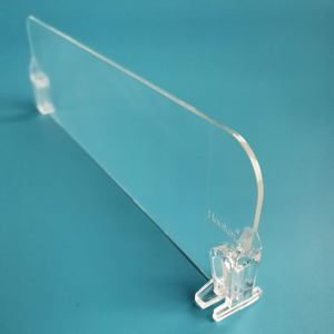 Séparateur d'étagère réglable en plastique transparent pour supermarché, présentoir de marchandises, cloison transparente pour étagère, déflecteur - Product Image 6