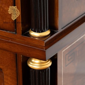 Châu Âu cao Tủ rượu thiết kế cổ điển cửa kính hiển thị rượu vang nhà hàng góc tủ cho hộ gia đình đồ nội thất gia đình - Product Image 5