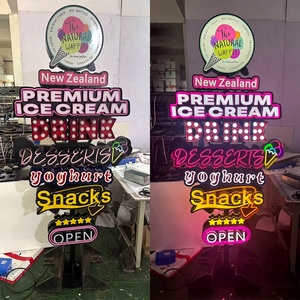 Letrero Luminoso LED Metálico Personalizado a Prueba <span class=keywords><strong>de</strong></span> Agua para Exteriores, Letrero Publicitario 3D para Negocios, Aplicable a Tiendas - Product Image 6
