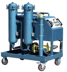 Automatic hydraulic system, waste engine oil recovery, coalescence, dehydration oil purifier