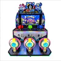 Console de jeu d'arcade populaire à monnayeur pour trois joueurs, machine de jeu de tir aquatique Super Water Shooting à vendre