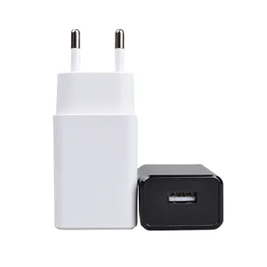 Factory Top Sales Portable Travel Chargers Adapters European Plug 5W 1A USB Fast Charging EU Wall Adapter for iPhone