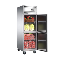 Réfrigérateur et congélateur de cuisine commercial à congélation rapide par air, avec dégivrage automatique, 1 porte