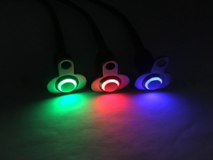 Pièces de moto, support en acier inoxydable pour moto, interrupteur autobloquant en métal, interrupteur d'alimentation pour phare, projecteur, laser - Product Image 5