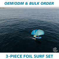 3 Ensembles de Planches Gonflables de Surf, Wing Foil, Hydrofoil, Kitesurf, Wingfoil, Windsurf, Foil pour Sports Nautiques, Planche Hydrofoil - Écologique