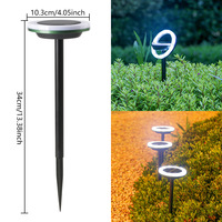 Lampes solaires de chemin en gros, 12 LED, lampes solaires rotatives d'extérieur, IP65, étanches, lampes solaires de jardin, lampes solaires de paysage d'extérieur