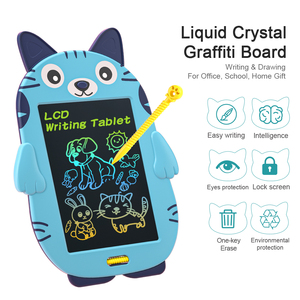 Tablet Tulis LCD AiJH, Papan Tulis Elektronik Berwarna-warni untuk Menggambar Grafiti, Mainan Edukasi Anak dengan Layar Berwarna - Product Image 3