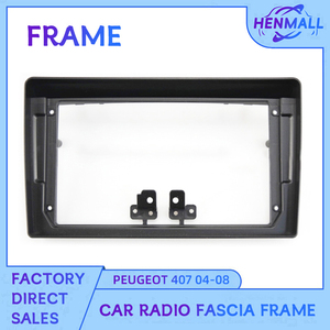 Henmall<span class=keywords><strong>รถ</strong></span> 2Dinเสียงแผ่นหน้ากรอบสําหรับPeugeot <span class=keywords><strong>407</strong></span> 2004-2008 วิทยุสเตอริโอDash MountชุดRefitting - Product Image 2