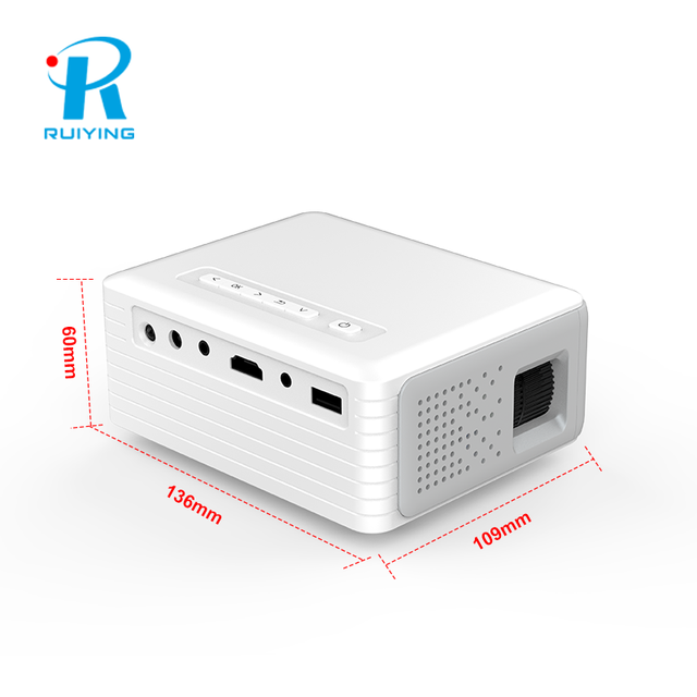 Mini 720p Projector with Wi-Fi, LED, and  Support for Camping and Games