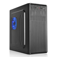 High Air Flow Mid Tower Portable Pc case Office Gaming Computer case with Screen