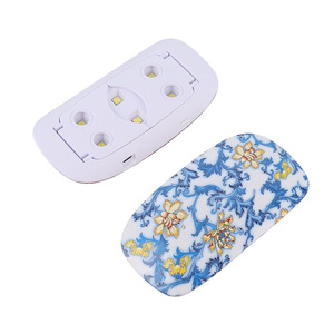 Phong Cách Mới Mini <span class=keywords><strong>Mouse</strong></span> Nail Đèn USB Baking Lamp UV/LED Nail Polish Keo Máy Sấy Xách Tay Mini Liệu Pháp Ánh Sáng Máy 6 Wát - Product Image 1