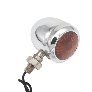 <span class=keywords><strong>Clignotant</strong></span> avant de moto à LED ambre 10 mm avec lentille transparente, lumière de position latérale clignotante pour <span class=keywords><strong>Chopper</strong></span> Cruiser Custom Jaune - Product Image 4