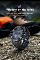 Montres Aventure avec écran AMOLED, charge magnétique, GPS, fréquence cardiaque, montre intelligente étanche pour le camping, la course à pied et les randonnées