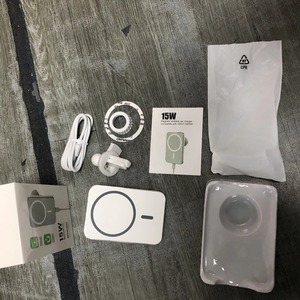 <span class=keywords><strong>Cargador</strong></span> Inalámbrico Magnético Multifuncional Portátil para Auto, Soporte para Celular, Base de Carga Rápida de 15w, Adaptador para Auto para Xiaomi - Product Image 6