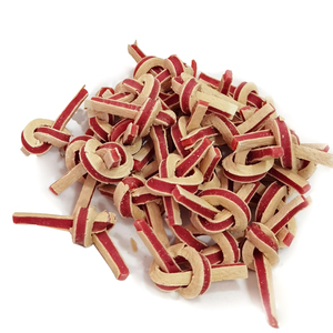 Golosinas naturales y saludables para mascotas OEM ODM superventas, bocadillos para masticar perros con nudo de bacalao y pollo hechos en fábrica, bocadillos ricos en proteínas para gatos y perros - Product Image 1