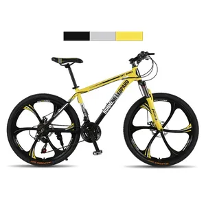 26 Inch 21 Speed Mountainbike Aluminium Frame Mtb Road Fiets Nieuwe Mode Wielen Dual Monteur Schijfremmen Bicicleta