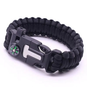 Pulsera de Supervivencia para Exteriores al por Mayor con Cuerda de Emergencia Multifunción, Silbato y Correa de Mano - Product Image 3