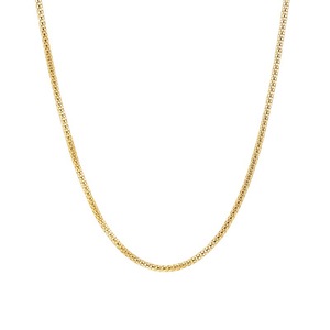 High Quality 18K Gold Plated Stainless Steel Link <b>Chain</b> Pendant Necklace with <b>Titanium</b> Ornament Unisex Gift - Product Image 1