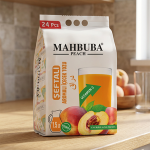 Polvo para Bebida Instantánea con Sabor a Durazno, 11.2g, 24 Unidades, Mezcla para Bebida Fría Enriquecida con Vitamina C en Botella - Product Image 3