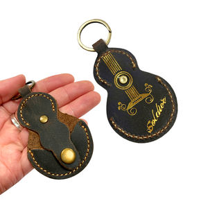 Sac de sélection de guitare en peau de vache de soldat de vente chaude, coffret avec accessoires d'instruments folkloriques et <span class=keywords><strong>fragments</strong></span> d'ondes digitales - Product Image 1