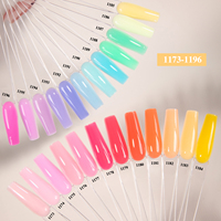 Vendeeni Gel de construction pour extensions d'ongles, Gel dur, Gel de construction TPO SANS HEMA, Étiquette personnalisée OEM, Couleurs fluorescentes, Gel UV de construction
