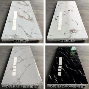 2 mét không thấm nước PVC Panel tường cho TV nền trang trí nội thất chống cháy UV ban đá nhựa cho phòng khách sạn nội thất - Product Image 3