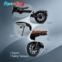 Moto électrique ApexJoy Tromox M05 2500W 70km/h M-Space 2.0 GPS Radar Avertisseur d'angle mort CBS ABS Édition Player