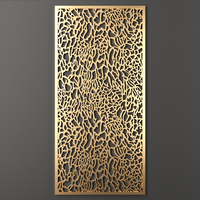 Clôture perforée en acier inoxydable, métal en aluminium découpé au Laser, respectueux de l'environnement, clôture de jardin de 3mm, treillis et portes