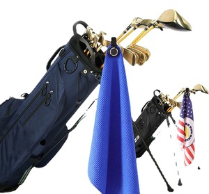 Toalla de Golf de Microfibra de Secado Rápido, Ecológica, Sublimada Personalizada de Alta Calidad, 40x60 cm, con Diseño Deportivo y Logotipo Tejido de la Marca <span class=keywords><strong>Lenna</strong></span> - Product Image 4