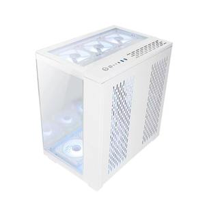 Boîtier d'ordinateur ATX de tour moyenne pour e-sport transfrontalier, vue panoramique ATX, côté en verre, refroidissement par eau, trois vues panoramiques en verre - Product Image 4