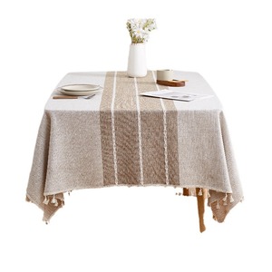 Tovaglia Impermeabile e Antimacchia in Poliestere Effetto Lino per Casa, Sala da Pranzo e <span class=keywords><strong>Tavolo</strong></span> da Tè, Tovaglie Decorative all'Ingrosso - Product Image 6