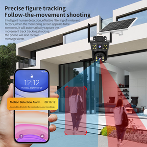 كاميرا شمسية مزدوجة النطاق Ghz و 5Ghz مع عدسة مزدوجة واي فاي <span class=keywords><strong>2</strong></span> شاشات في الهواء الطلق IP66 - Product Image 4