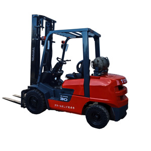 High Performance Competitive Prices Used for FD30 3-ton Forklifts LPG Powered Two Stage Mast Solid Tire Selling Fast High - Product Image 1