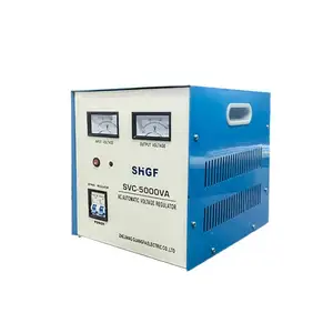 Shgf Avr 5000va Eenfase Automatische Spanningsregelaar Huishouden 220V Ac Spanningsstabilisator Voor Pc Koelkast Airconditioner