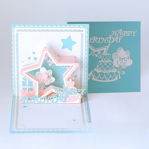 Carte de vœux Tanabata, cadeau tridimensionnel pour petit ami, 3D fait main, DIY - Product Image 1
