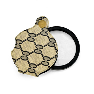 Jiatu Handheld <b>Magnifier</b> 50Mm Glass Lens Leather Case Portable <b>Reading</b> Tool For Elderly With High Definition And - Product Image 4