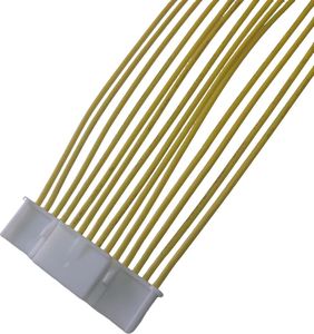 Adaptateur fil-circuit imprimé JST PA PAP 2,0 mm UL3266 24AWG LSZH sans halogène 02-16P 300V 125°C à faible émission de fumée, écologique, personnalisé pour ordinateur - Product Image 3