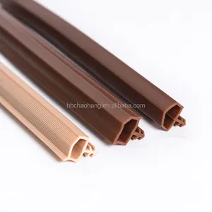 Aangepaste Pvc Siliconen Rubber Slot Type Afdichting Strips Deur Afdichting Strip Voor Winddichte Stofdichte Ramen Houten Deuren Afdichting Strip