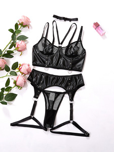 OEM Dames Intieme Kleding Sexy Verleiding Plus Size Sexy Lingerie Set Visnet Transparant Volledige Vrouw Passievolle Uniform% - Product Image 4