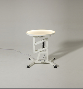 YM-Q201LP Stainless Steel &amp; <strong>Silicone</strong> 360 Rotatable Pneumatic Lifting Illuminated Pet Grooming Table Remote Control Lighting - Product Image 5