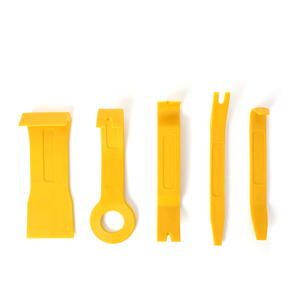 Kit d'outils de démontage de garnitures automobiles Premium 5 pièces – Outil de retrait de fixation pour garnitures, moulures, panneaux de porte intérieurs et de tableau de bord - Product Image 3