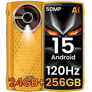 โทรศัพท์มือถือ Panther 2 Pro รุ่นทนทาน หน้าจอ 6.7 นิ้ว HD+ 120Hz ความจุ 8+256GB กล้องหลัง 50MP กล้องหน้า 8MP ชิปประมวลผล Unisoc T7250 แบตเตอรี่ 5150mAh รองรับชาร์จเร็ว 18W โทรศัพท์ LAGENIO - Product Image 3