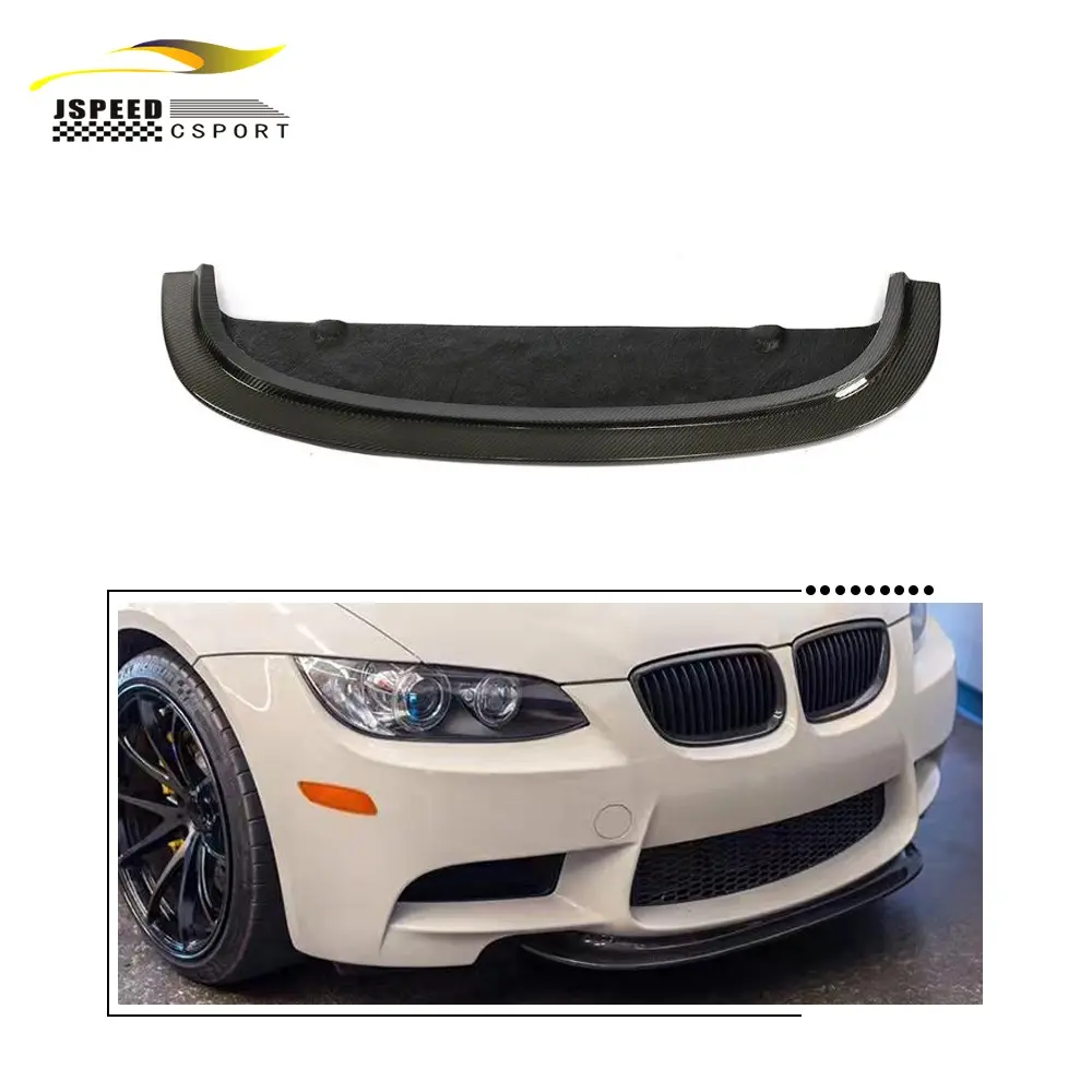 סיבי פחמן רכב קדמי מפצלי lip דש סינרי עבור BMW 3 סדרת E90 E92 E93 M3 2008-2014 פגוש משמר