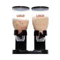 Bocaux Alimentaires Professionnels en Plastique Meilleures Ventes Distributeurs pour Aliments Secs et Croquettes pour Animaux Domestiques Rangement Domestique Distributeurs de Céréales pour Stockage Alimentaire et Conteneur
