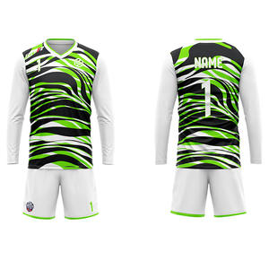 新しいデザインクイックドライ昇華男ゴールキーパージャージープリントロゴサッカージャージー長袖 - Product Image 6