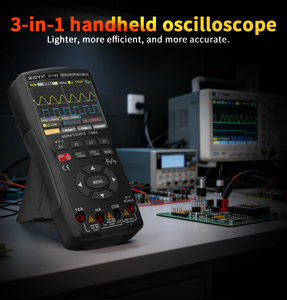 Osciloscopio Multímetro Generador de Señales 3 en 1 ZT-706S, Doble Canal, Ancho de Banda de 50MHz, 66000 Conteo Verdaderos RMS, V.<span class=keywords><strong>F</strong></span>.C. - Product Image 3